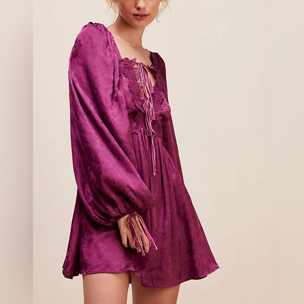 Nwot For Love & Lemons Henley Mini Dress